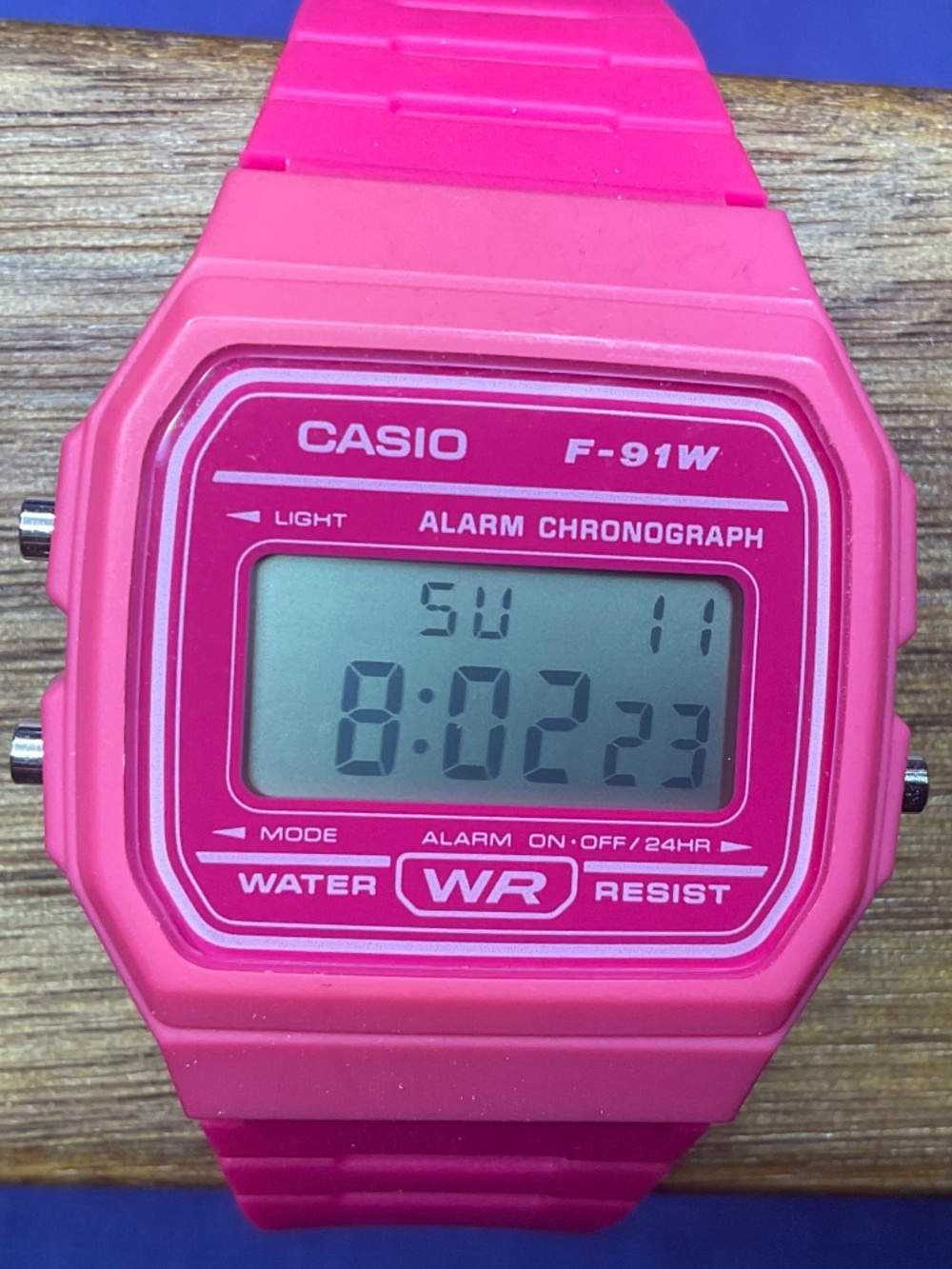 Pink Casio Watch F-91W